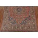 Mashad Persian Vintage Area Rug Handmade Wool Carpet - 9'6" x 12'8"