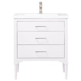 Mason 30" Single Sink Vanity in White