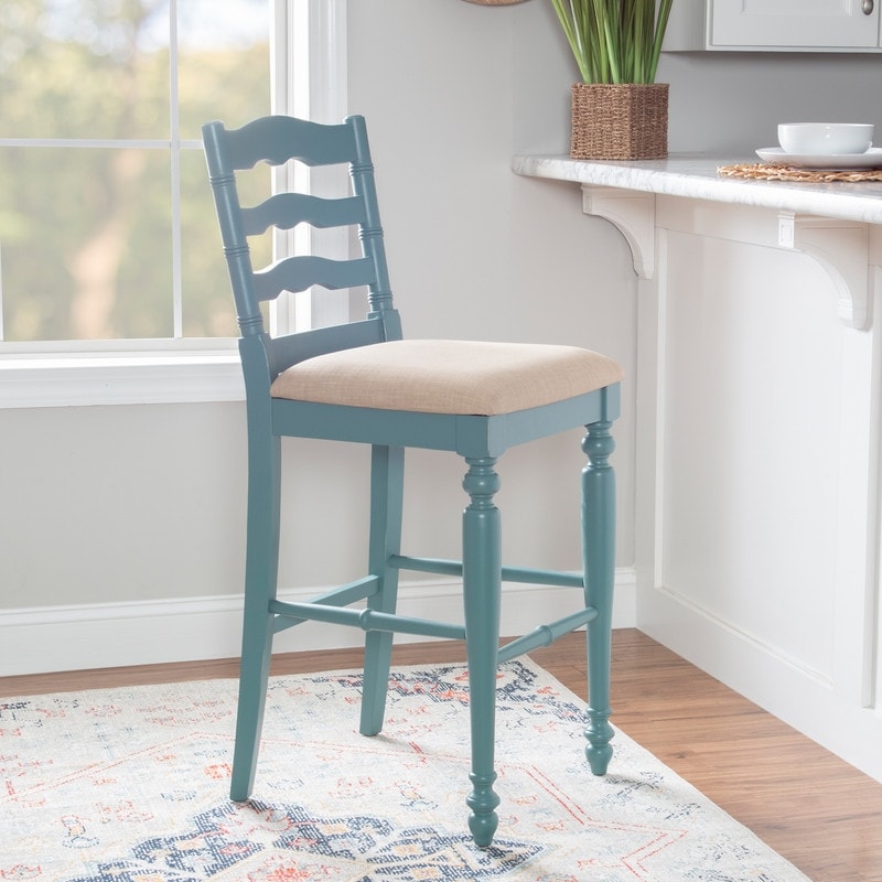 Mason Antique Blue Bar Stool