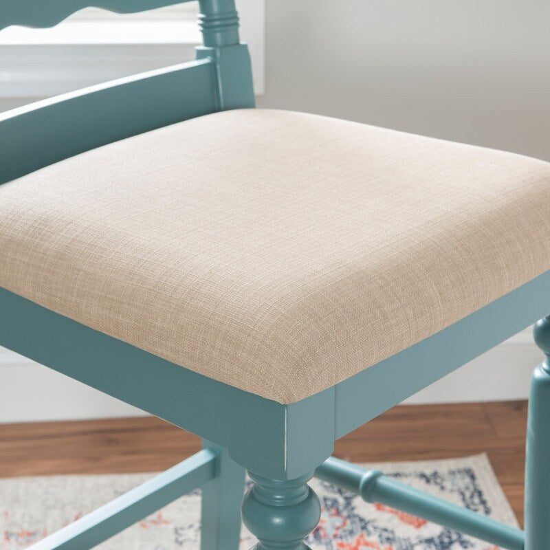 Mason Antique Blue Bar Stool