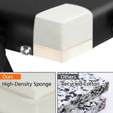 Massage Table, Portable Massage Bed, PU Leather SPA Bed, Height Adjustable Professional Salon Facial Bed with Carry Case