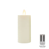 Ivory Flameless Candle Votive - Flat Top Unscented - 1.5" x 4.2" by Matchless Candle Co.