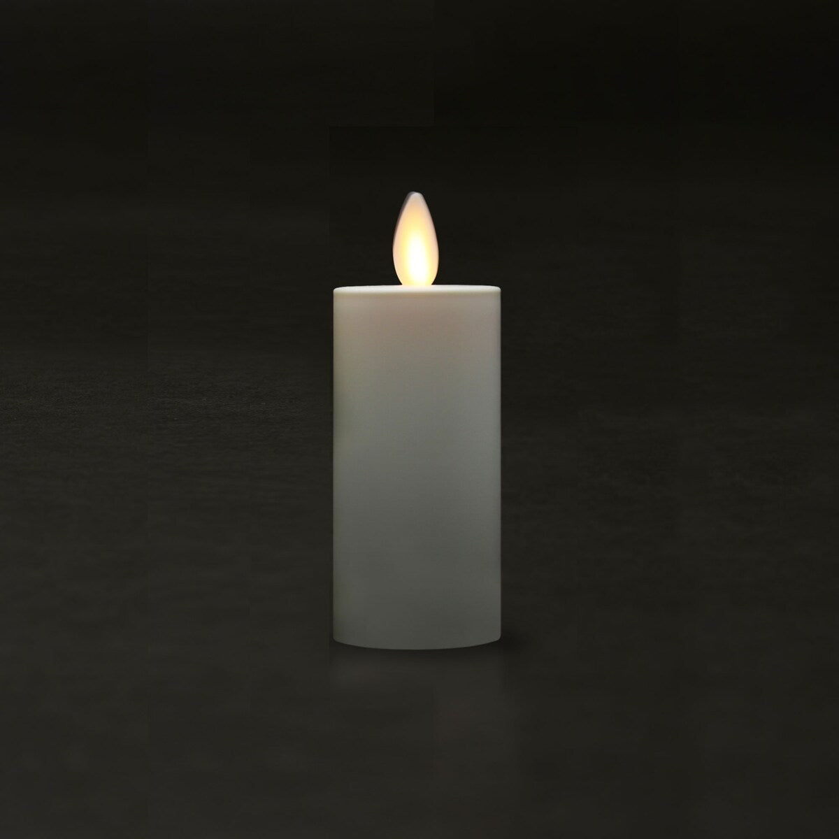 Ivory Flameless Candle Votive - Flat Top Unscented - 1.5" x 4.2" by Matchless Candle Co.