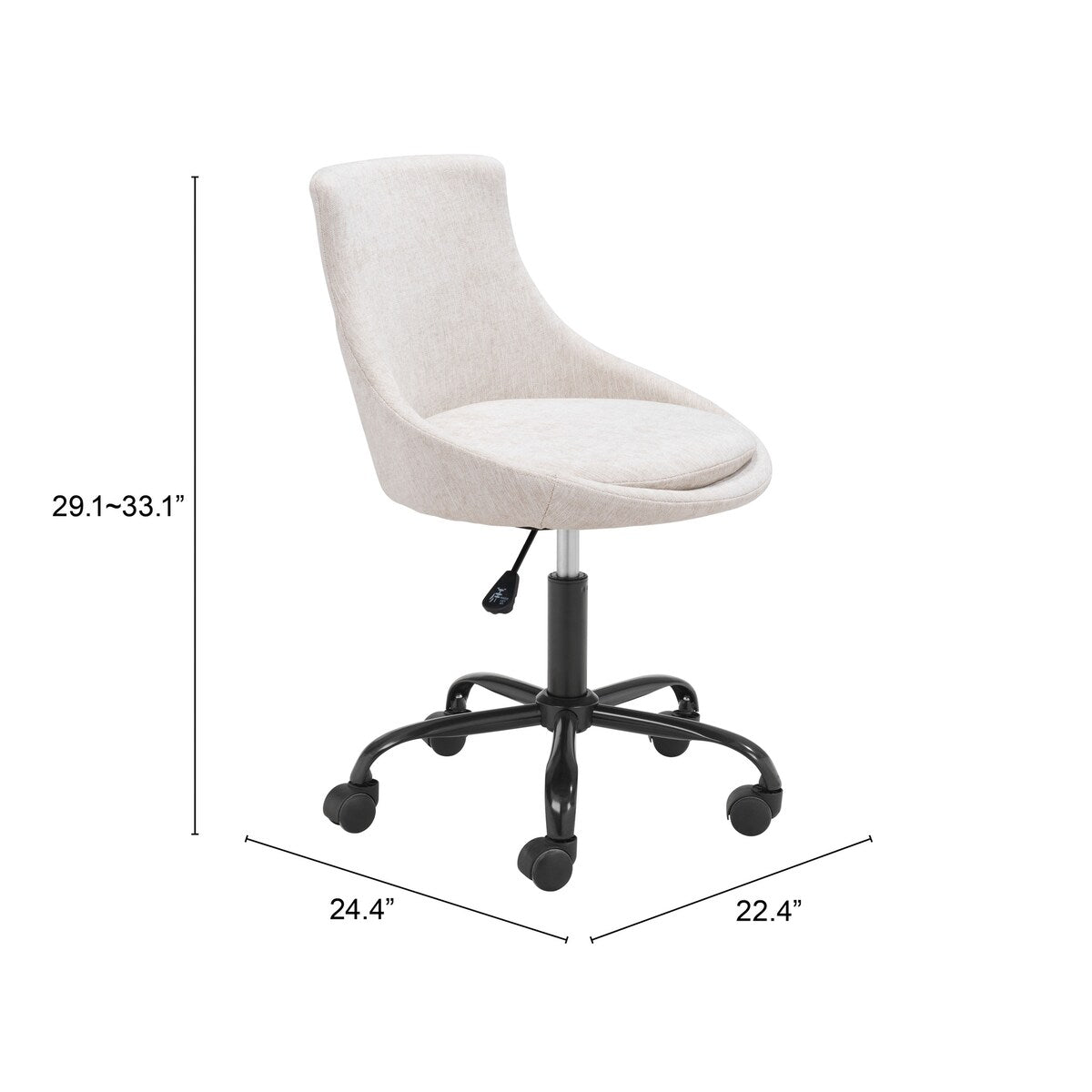 Casa Negra Office Chair Pink