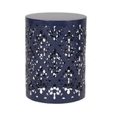 Mathena Outdoor Metal Side Tables (Set of 2) by Christopher Knight Home