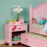 Jevi Transitional Solid Wood 1-Drawer Youth Nightstand by Furniture of America