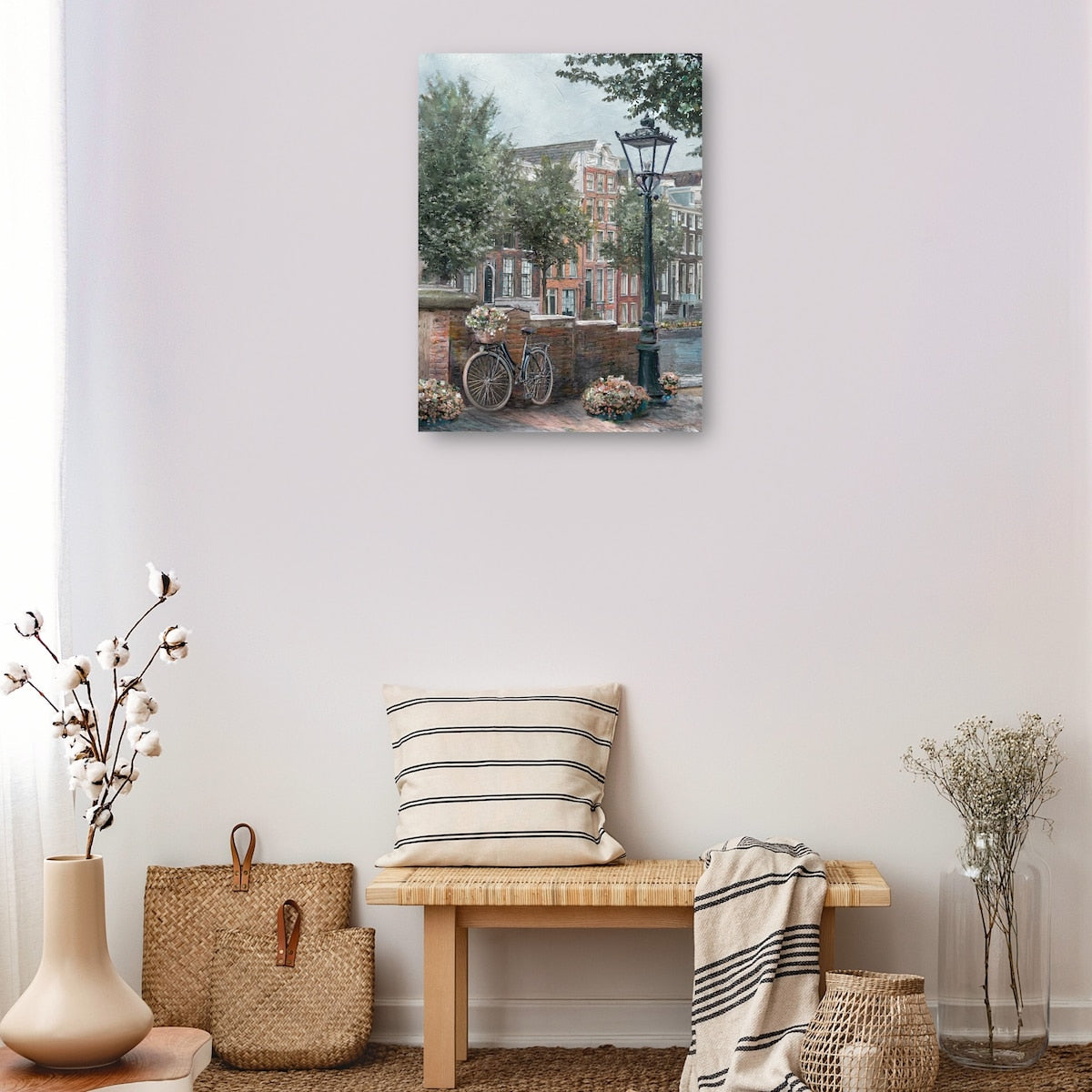 Matin De Village By Studio Arts Canvas Art Print