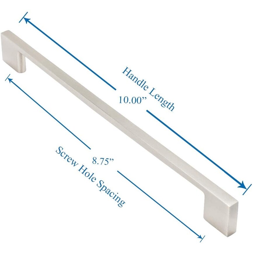 Southern Hills Brushed Nickel Cabinet Pulls - 224mm - 5 pack - Silver