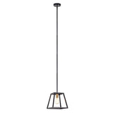 Matte Black 1 Light Dimmable Mini Pendant with 54" Rods - 67*10*10