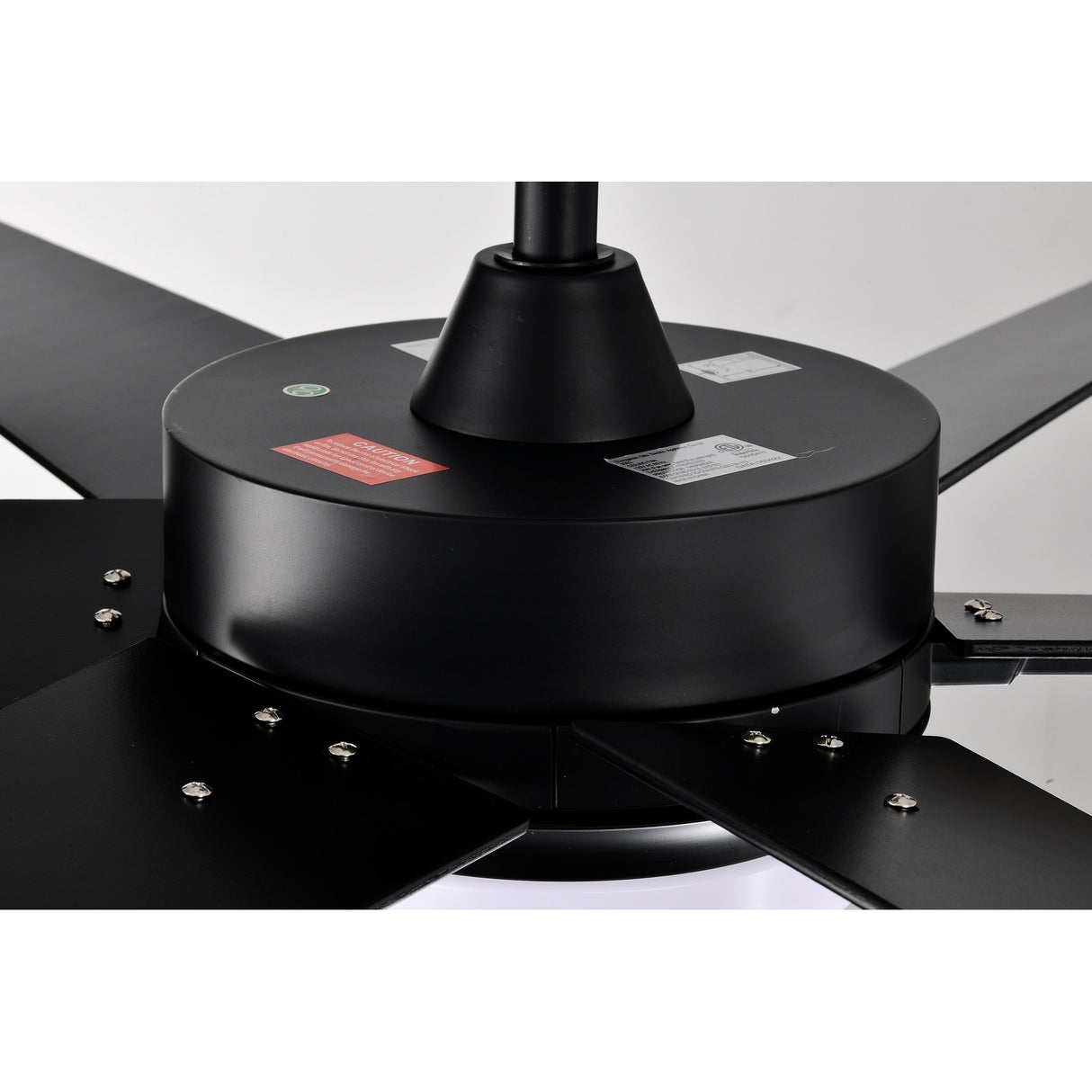 Matte Black 52 in. 6-Speed Integrated LED Indoor 6-Blade Ceiling Fan with Light Kit and Remote Control