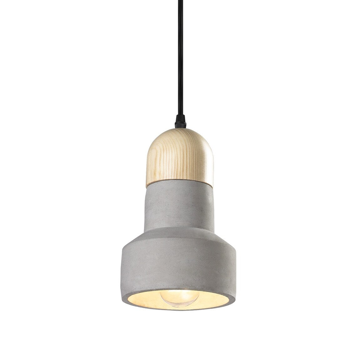 Madison One Light Pendant Industrial Collection Concrete - One Size