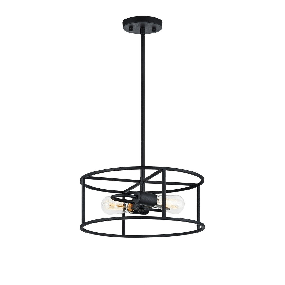 Madison Five Light Chandelier Crle Black Aged Gold - One Size