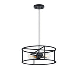 Madison Five Light Chandelier Crle Black Aged Gold - One Size
