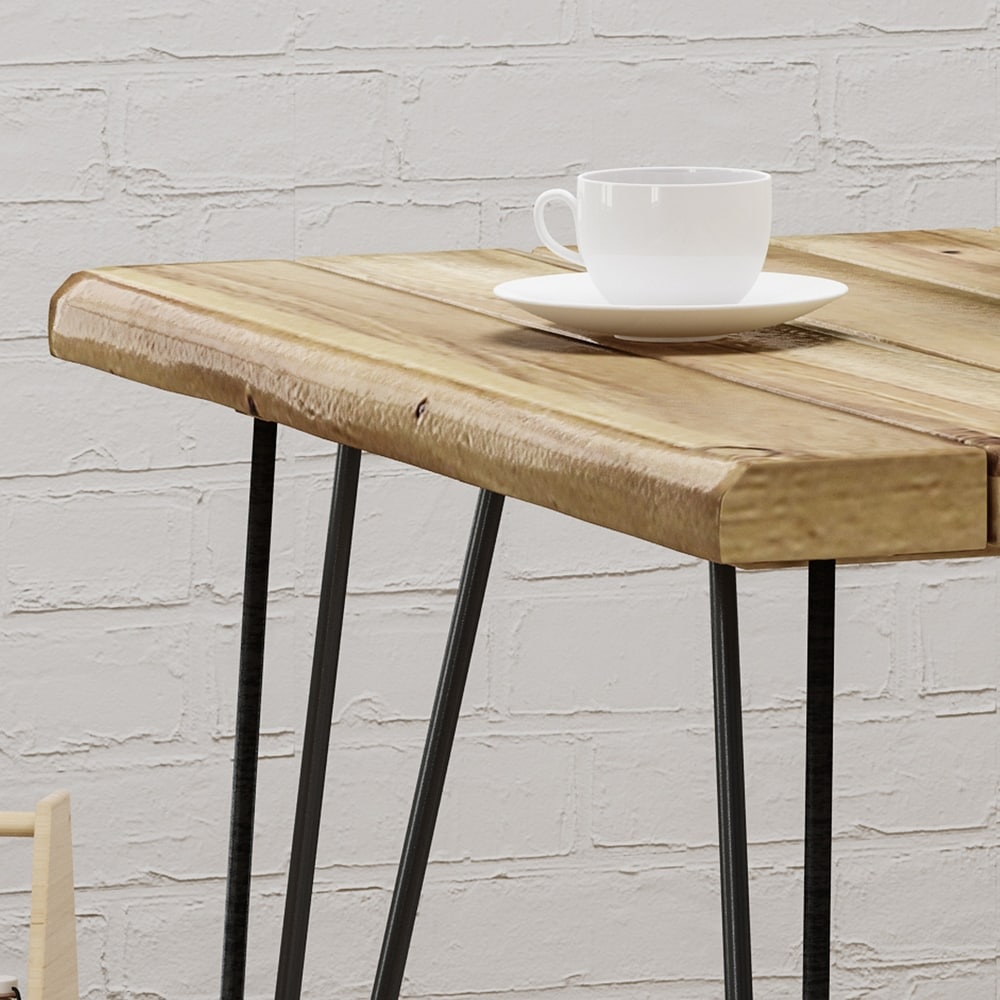 Christopher Knight Home Maverick Indoor Industrial Acacia Wood Dining Table - Teak