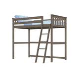 Max and Lily Twin-Size High Loft Bed