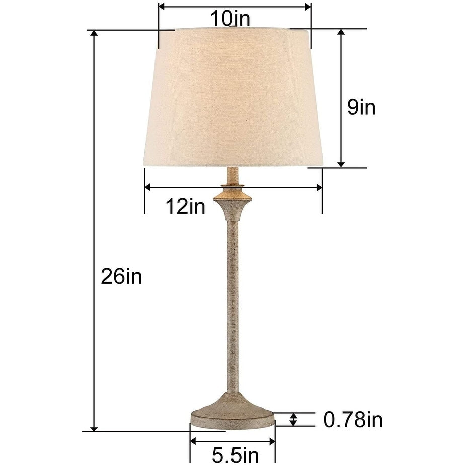 26" Buffet Table Lamp Set (Set of 2)