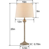 26" Buffet Table Lamp Set (Set of 2)