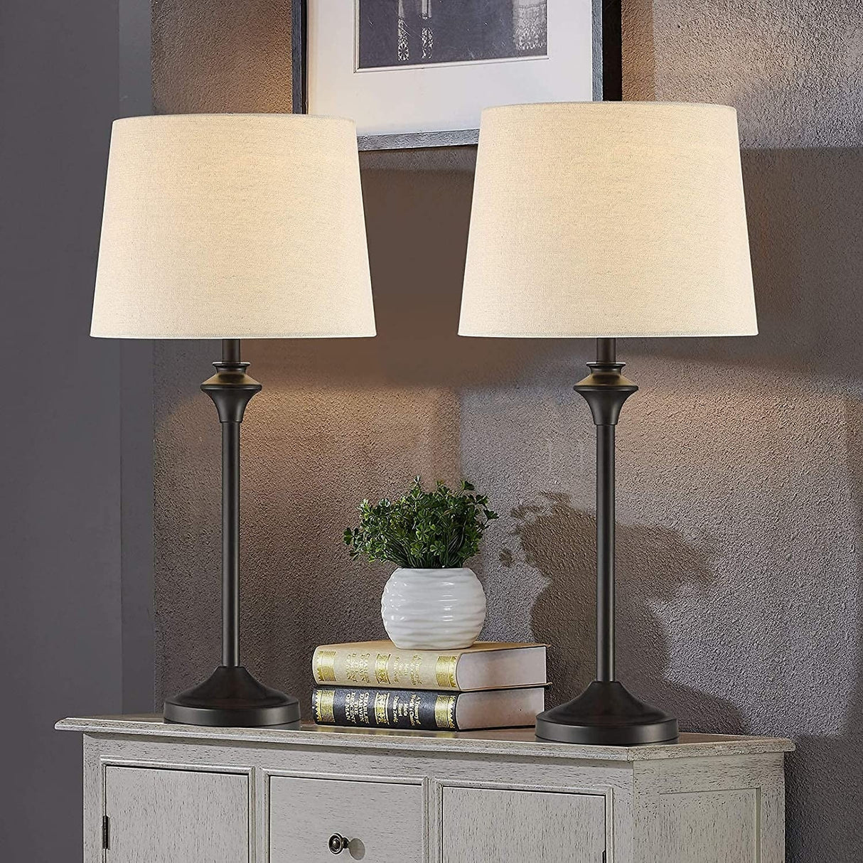 26" Buffet Table Lamp Set (Set of 2)