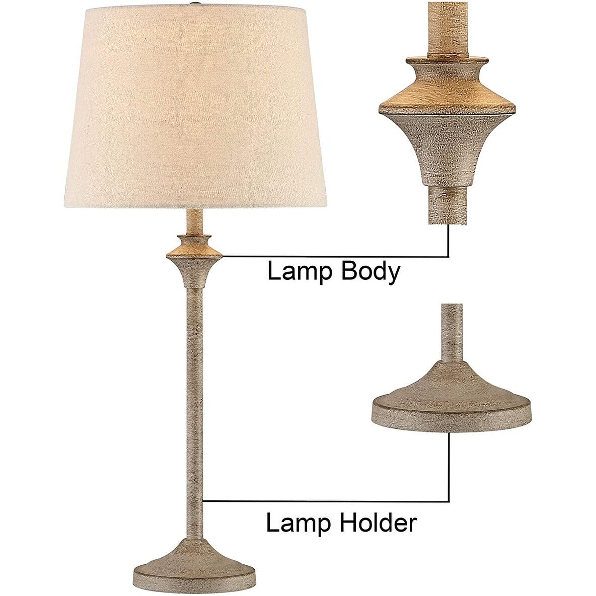 26" Buffet Table Lamp Set (Set of 2)