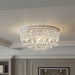 Maxax 4 - Light 15'' Crystal Metal Flush Mount - N/A