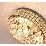 Maxax 4 - Light 15'' Crystal Metal Flush Mount - N/A