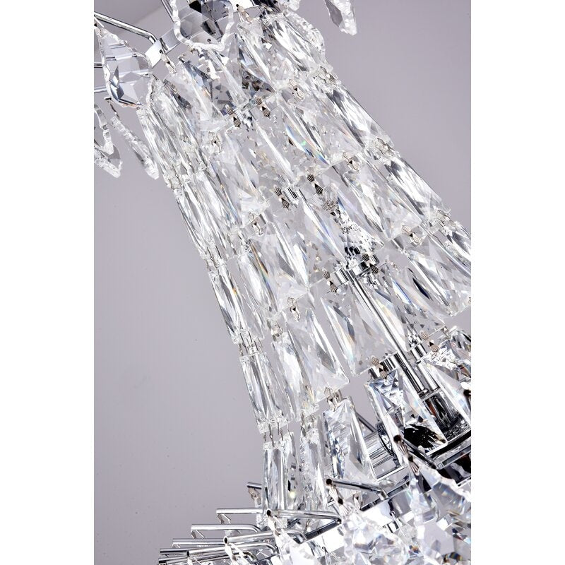 Maxax 6 - Light Unique / Statement Empire Chandelier with Crystal Accents