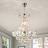 Maxax 6 - Light Unique / Statement Empire Chandelier with Crystal Accents