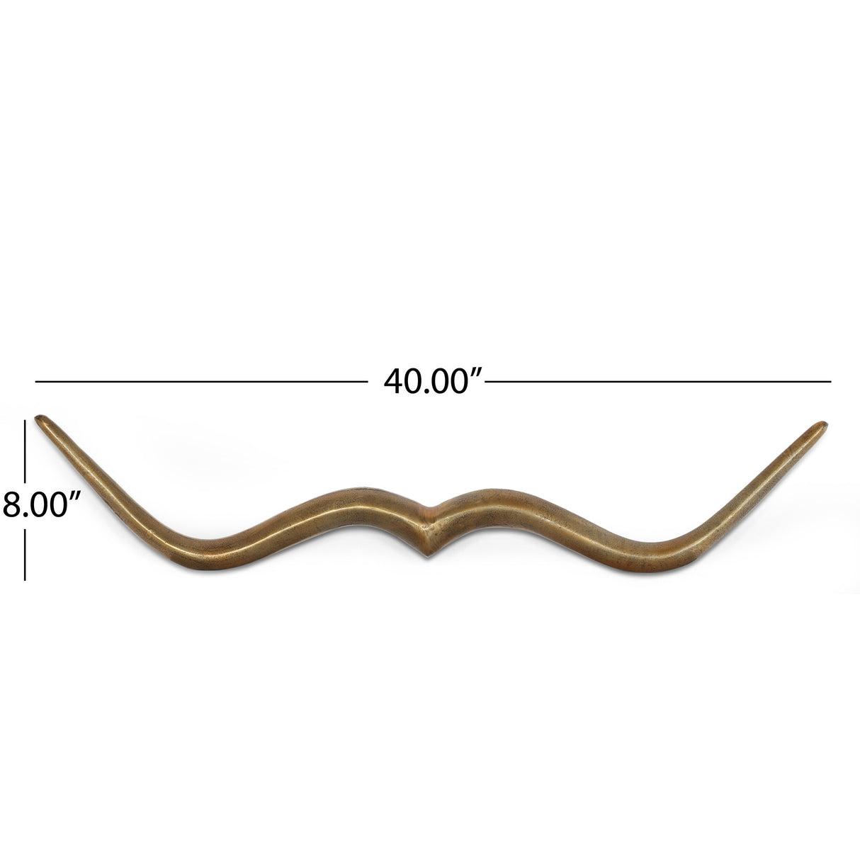 Maxeys Indoor Aluminum Handcrafted Mustache Decor by Christopher Knight Home
