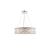 Maxime 12 light Chrome Chandelier Clear Royal Cut Crystal - One Size