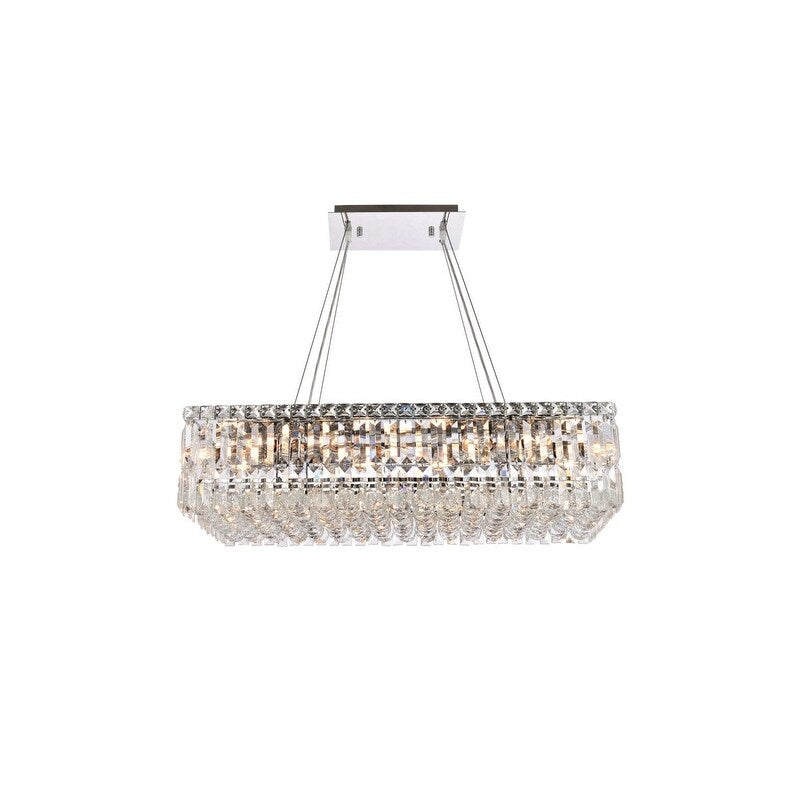 Maxime 16 light Chrome Chandelier Clear SwarovskiÆ Elements Crystal - One Size