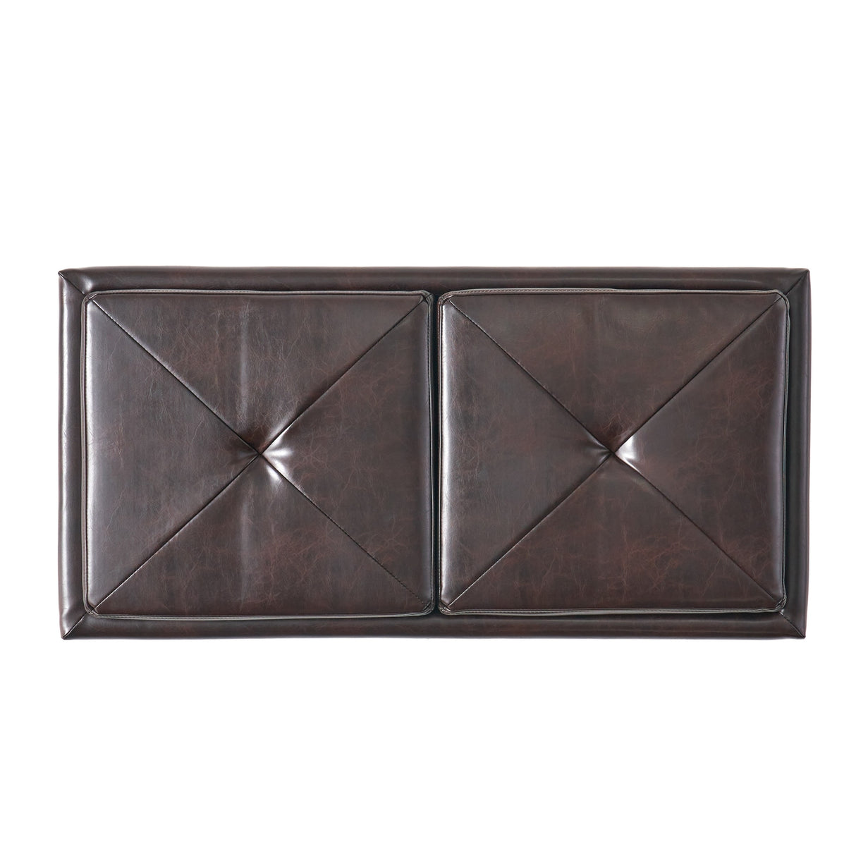 Maxwell Bonded Leather Tray Ottoman by Christopher Knight Home