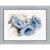 May 'Animated Blue Flora' Framed Art