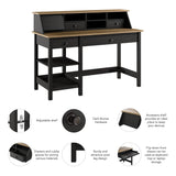 Mayfield 54W Computer Desk with Desktop Organizer by Bush Furniture