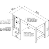 Mayfield 54W Computer Desk with Drawers by Bush Furniture