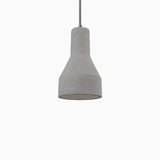 Maykke Amelia Concrete Pendent Light with Black and White Cord