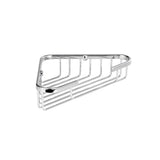 Maykke Dawn Wall Mount Corner Basket, 8 Inch, Polished Chrome