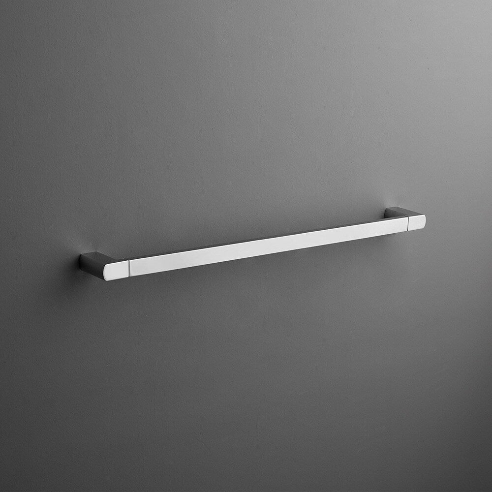 Maykke Noe Valley 18 Inch Wall Mounted Single Towel Bar, Polished Chrome