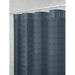 Maytex Madison Fabric Shower Curtain with Attached Roller Glide Hooks