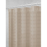 Maytex Madison Fabric Shower Curtain with Attached Roller Glide Hooks