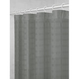 Maytex Madison Fabric Shower Curtain with Attached Roller Glide Hooks