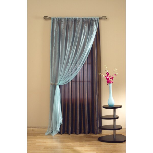 Maytex Savvy Reversible Window Curtain - 40 x 84 - 40 x 84