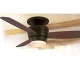 Mazon Oil-Rubbed bronze LED Indoor Flush Mount Ceiling Fan w/ Remote