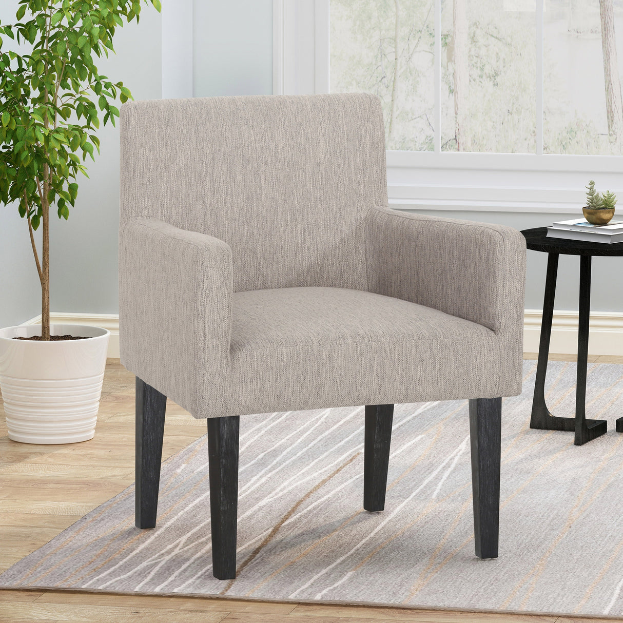 McClure Upholstered Armchair by Christopher Knight Home