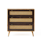 McCone Boho 3-drawer Mango Wood Sideboard by Christopher Knight Home - 33.00" L x 18.00" W x 33.00" H