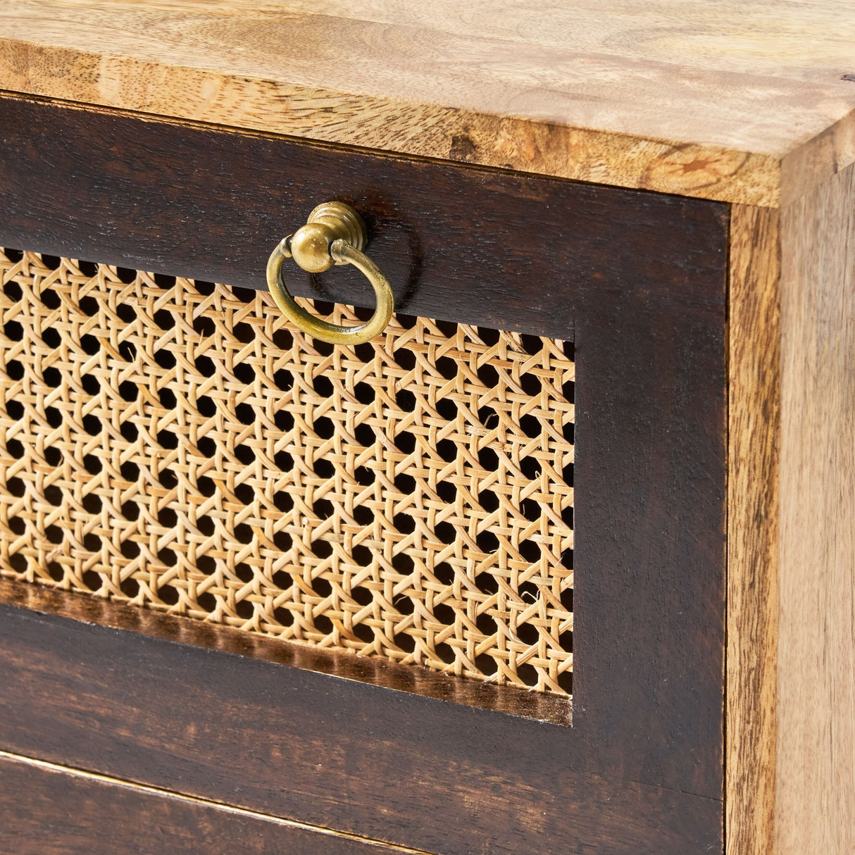 McCone Boho 3-drawer Mango Wood Sideboard by Christopher Knight Home - 33.00" L x 18.00" W x 33.00" H