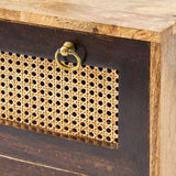McCone Boho 3-drawer Mango Wood Sideboard by Christopher Knight Home - 33.00" L x 18.00" W x 33.00" H