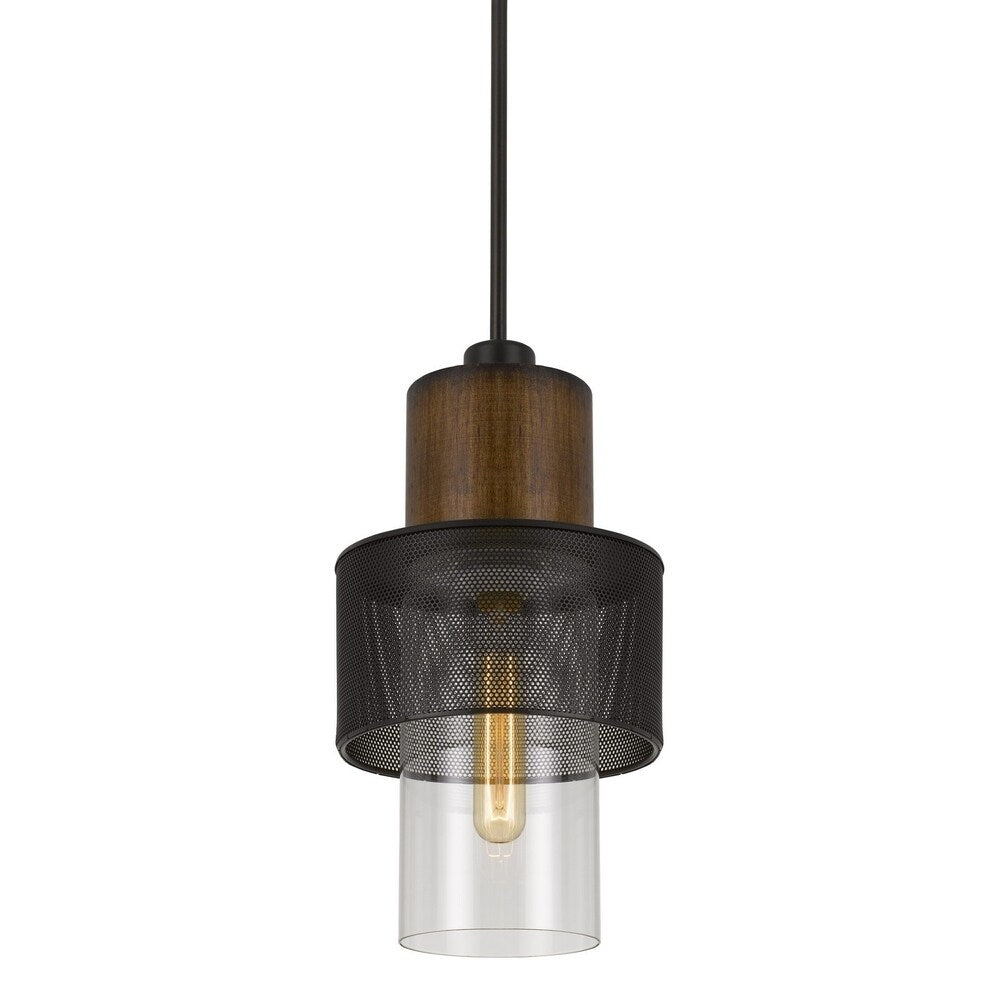 McKee Metal/wood Pendant Light - N/A
