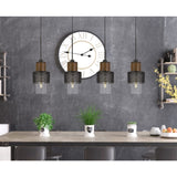McKee Metal/wood Pendant Light - N/A