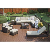 Mcclaskey 117'' Wide Outdoor Reversible Patio Sectional with Cushions