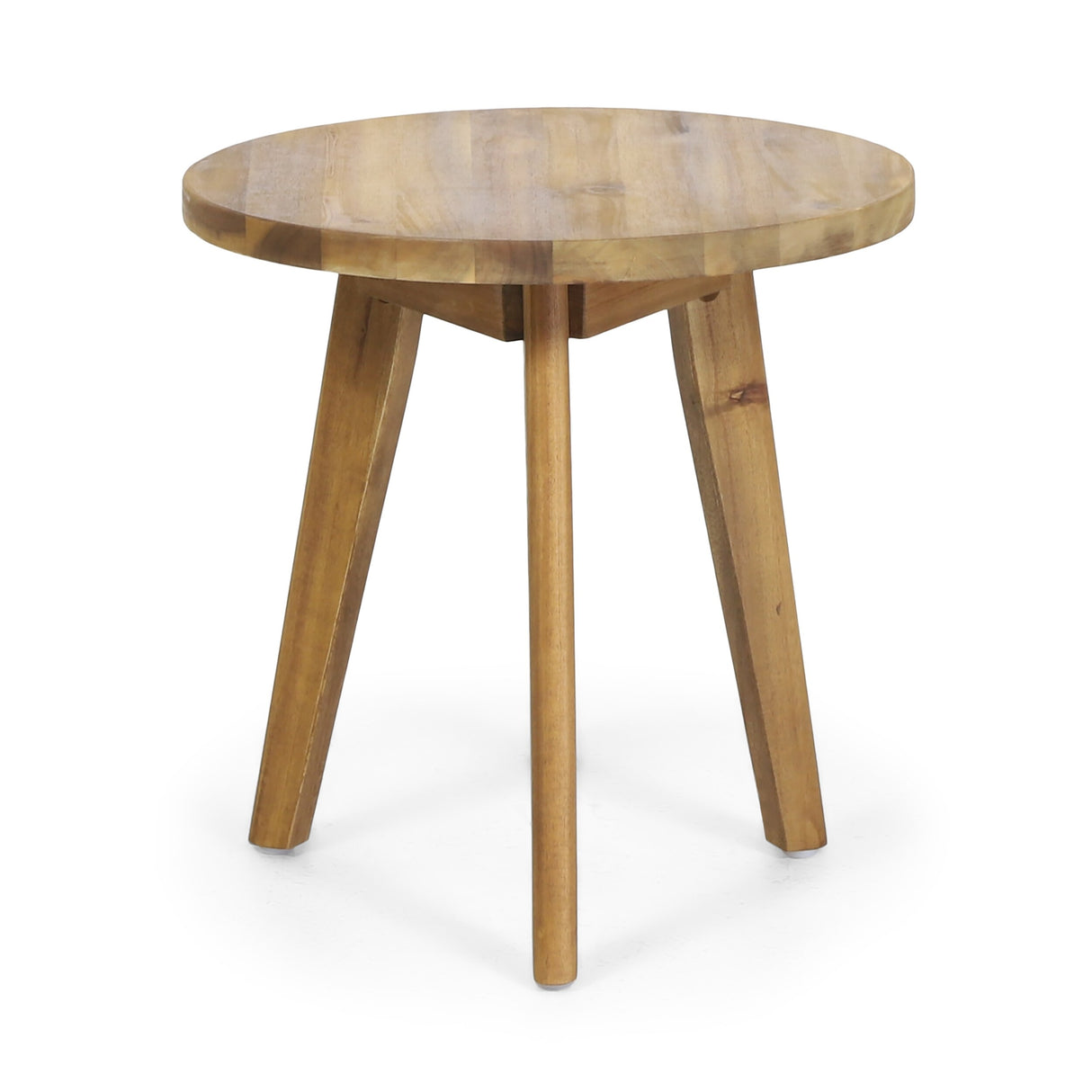 Mcgill Outdoor 3 Piece Acacia Wood Chat Set by Christopher Knight Home